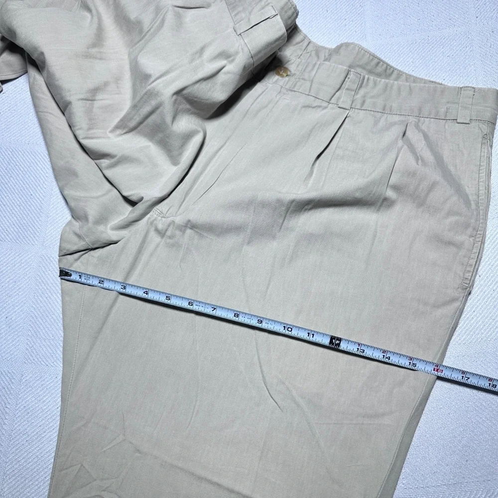 Bills Khakis M2P Pants Mens 42x29 Pleated Classic Fit Twill Khaki Tan USA Made